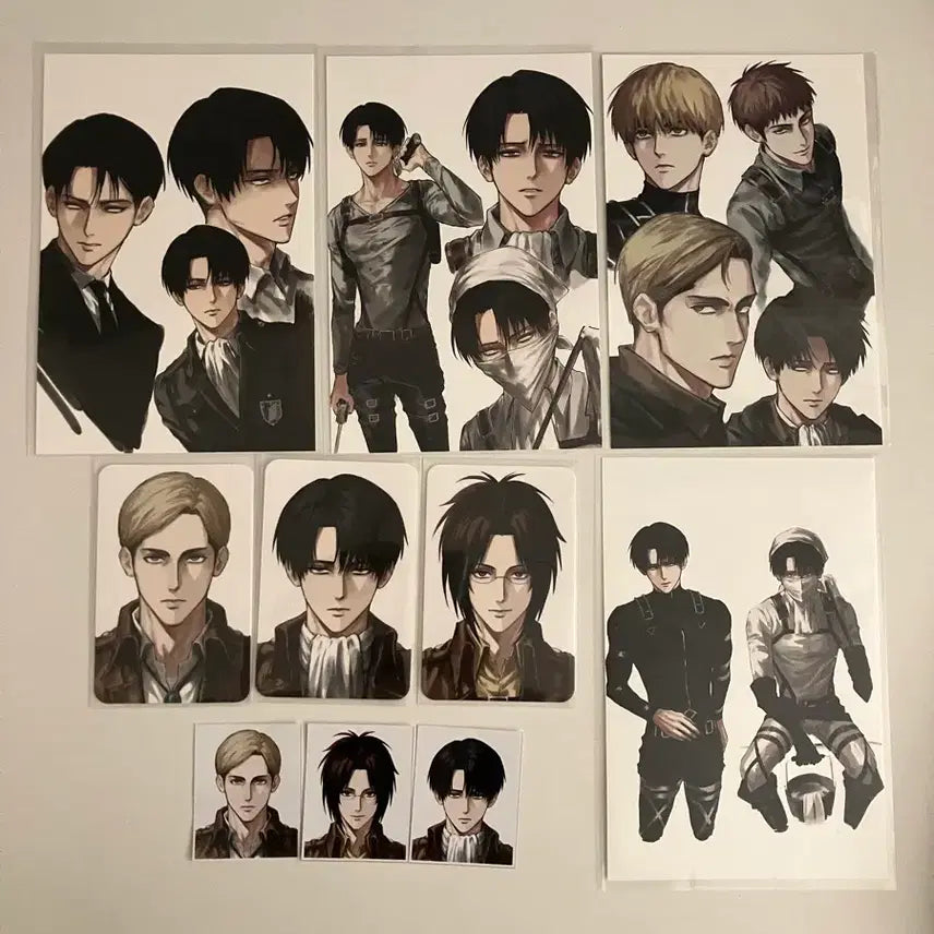 [BUNJANG] SoNIM Attack on Titan Bundle Set / 쏘님 진격의 거인 포토카드 엽서 증명사진 일괄