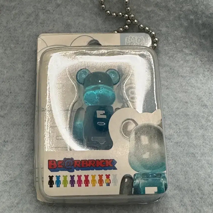 [BUNJANG] Bearbrick Clear Transparent Keyring Figure / 베어브릭스 클리어 투명 키링 가챠 랜덤 피규어 마스코트