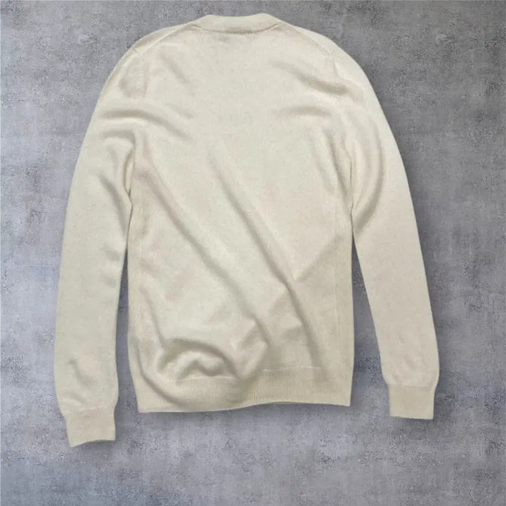 [BUNJANG] Gobi Ivory Cashmere Crewneck Knit Sweater / 고비 Gobi 아이보리 캐시미어 크루넥 니트 S