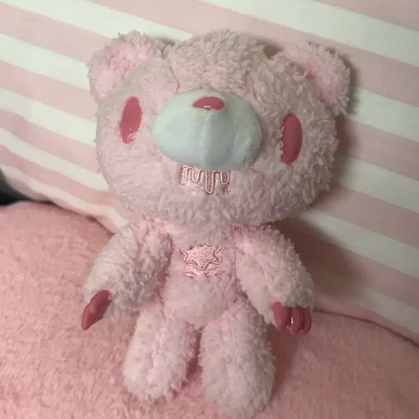 [BUNJANG] Gloomy Bear Pink Plush Keychain / 글루미베어 핑크 인형 누이 키링