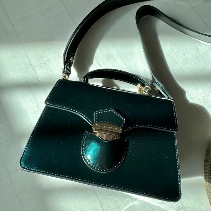 [BUNJANG] Paul's Boutique Deep Green Mini Crossbody Bag / 폴스부띠끄 딥그린 미니 크로스백