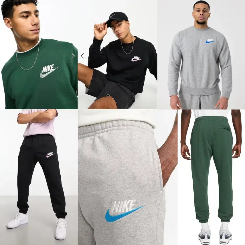 [BUNJANG] Nike Club French Terry Set / 미개봉 최저가 매장정품 나이키 프렌치테리 공용 맨투맨+팬츠셋업