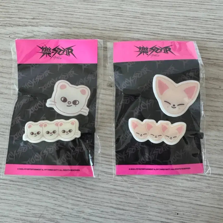 [BUNJANG] Stray Kids Hairpin Set / [미개봉]지니렛머리핀/폭시니머리핀/스트레이키즈/스키주 헤어핀