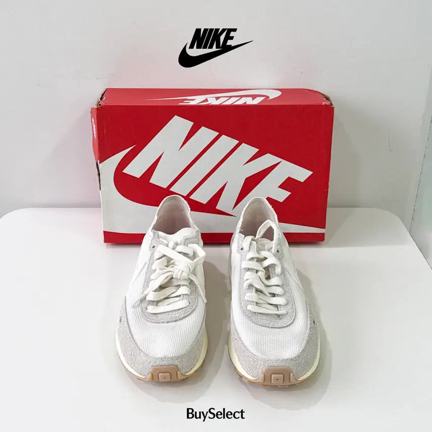 [BUNJANG] Nike W Waffle One Vintage White Gray Sneakers / [새상품/바로배송/100%정품] 나이키 W 와플 원 빈티지 화이트 그레이