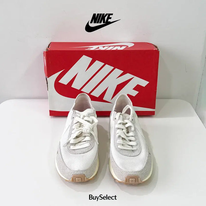 [BUNJANG] Nike W Waffle One Vintage White Gray Sneakers / [새상품/바로배송/100%정품] 나이키 W 와플 원 빈티지 화이트 그레이