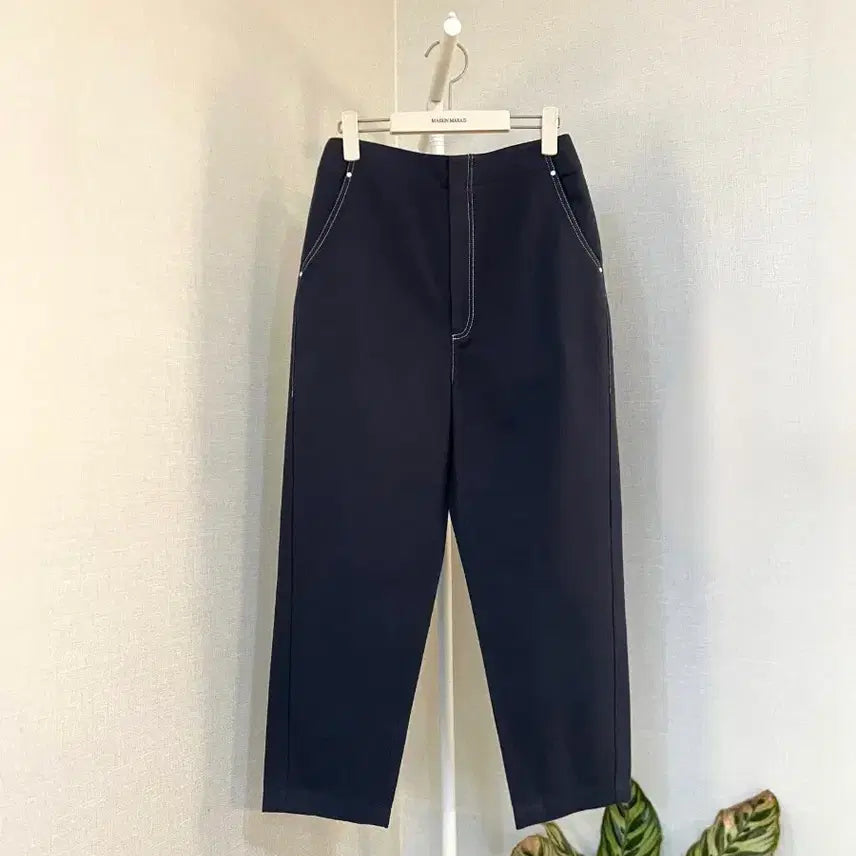 [BUNJANG] J. Chung Navy Straight Pants / 제이청 데님스트레이트 봄면여자 바지 팬츠