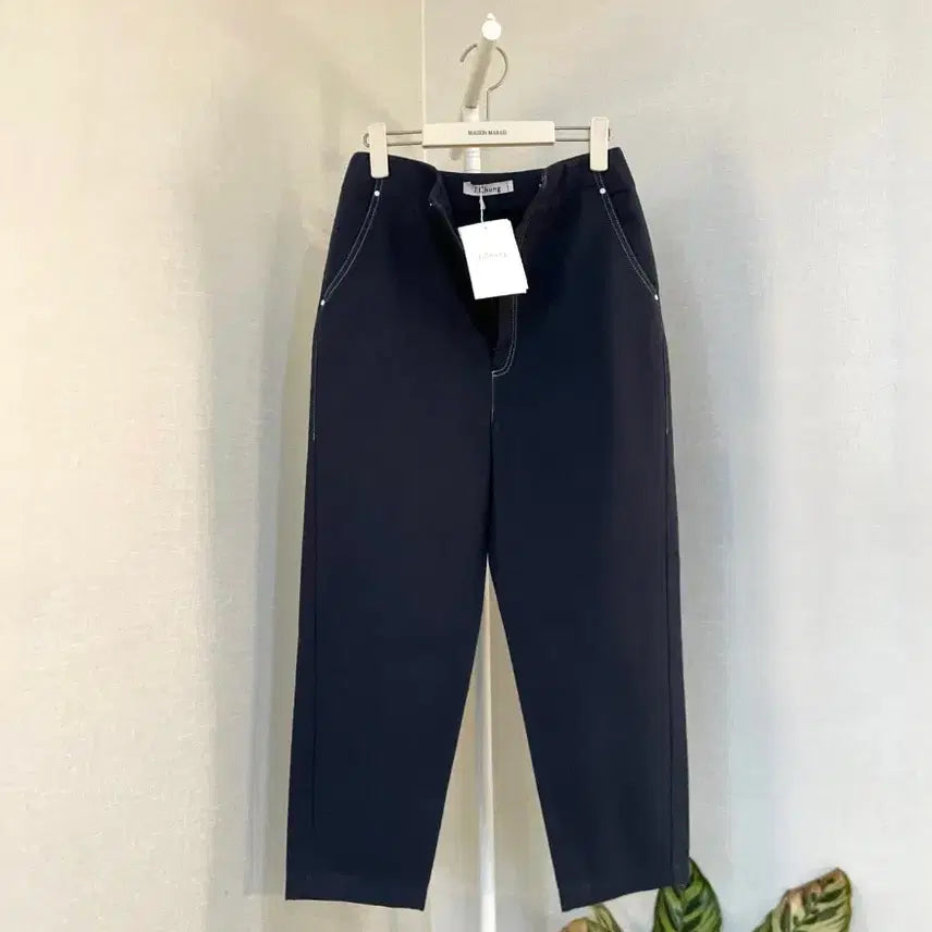 [BUNJANG] J. Chung Navy Straight Pants / 제이청 데님스트레이트 봄면여자 바지 팬츠