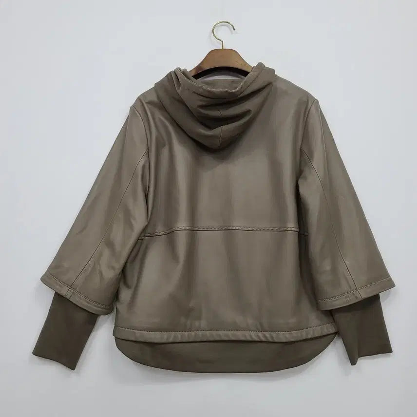 [BUNJANG] The Renoma Lambskin Hooded Zip-up Jacket / 더레노마 양가죽 후드 집업/2023ss/55/앨리스/340