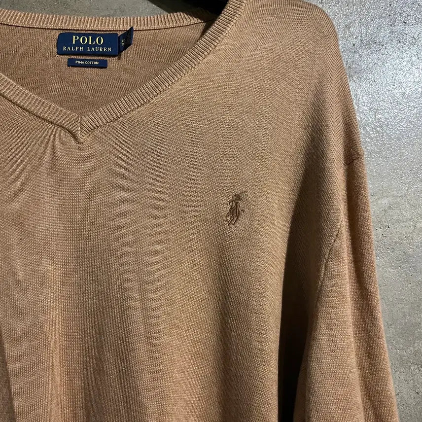 [BUNJANG] Polo Ralph Lauren Pima Cotton Knit Sweater / 폴로랄프로렌 피마코튼 니트