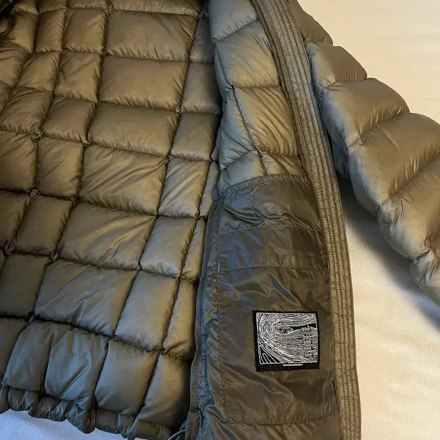 [BUNJANG] 999휴머니티 Modular Light Goose Puffer Jacket - Khaki - Size 2 / [2] 999휴머니티 모듈러 라이트 구스 푸퍼