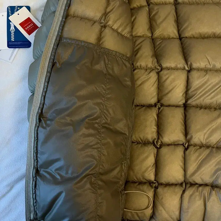 [BUNJANG] 999휴머니티 Modular Light Goose Puffer Jacket - Khaki - Size 2 / [2] 999휴머니티 모듈러 라이트 구스 푸퍼