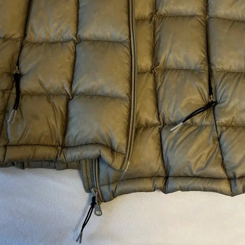 [BUNJANG] 999휴머니티 Modular Light Goose Puffer Jacket - Khaki - Size 2 / [2] 999휴머니티 모듈러 라이트 구스 푸퍼