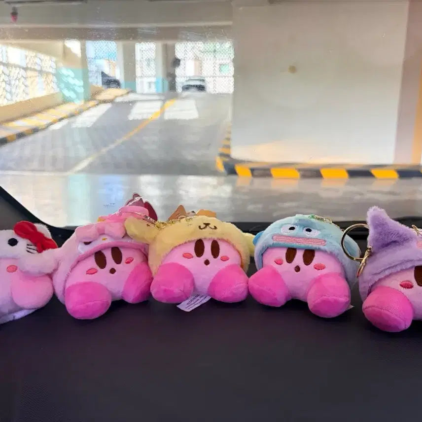 [BUNJANG] Kirby Sanrio Collaboration Plush Keyring / 별의 커비 인형 키링 (산리오 콜라보)