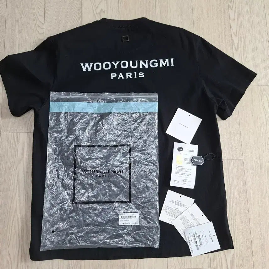 [BUNJANG] Wooyoungmi Back Logo Short Sleeve 46 / [정품24ss]우영미 백로고 반팔 46사이즈