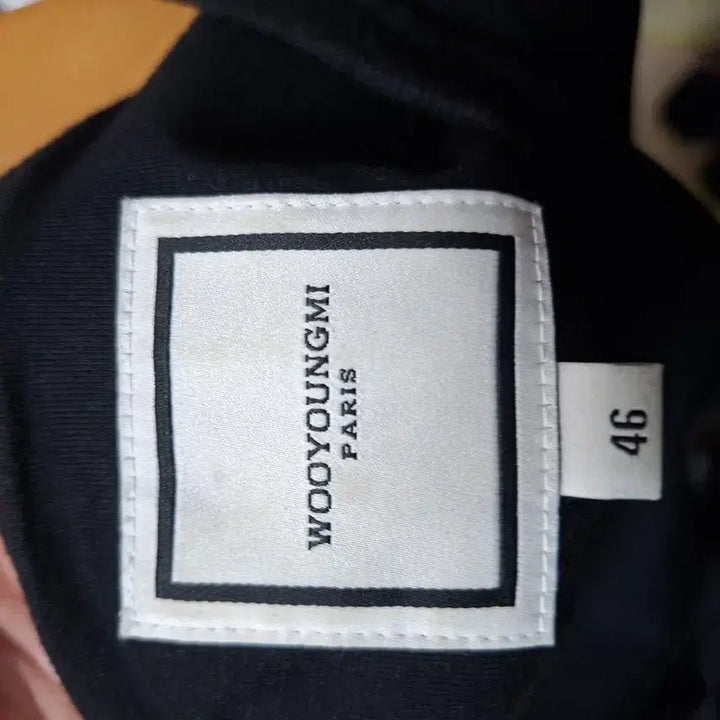 [BUNJANG] Wooyoungmi Back Logo Short Sleeve 46 / [정품24ss]우영미 백로고 반팔 46사이즈