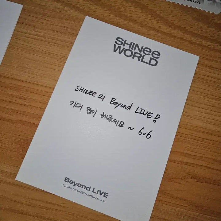 [BUNJANG] SHINee Beyond LIVE AR Ticket Set Taemin Version / 샤이니 비욘드라이브 AR 티켓 세트 태민 버전