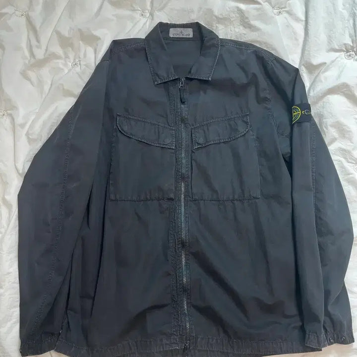 [BUNJANG] Stone Island 101WN Black Overshirt XXL / 스톤아일랜드 101WN 블랙 오버셔츠 사이즈 XXL