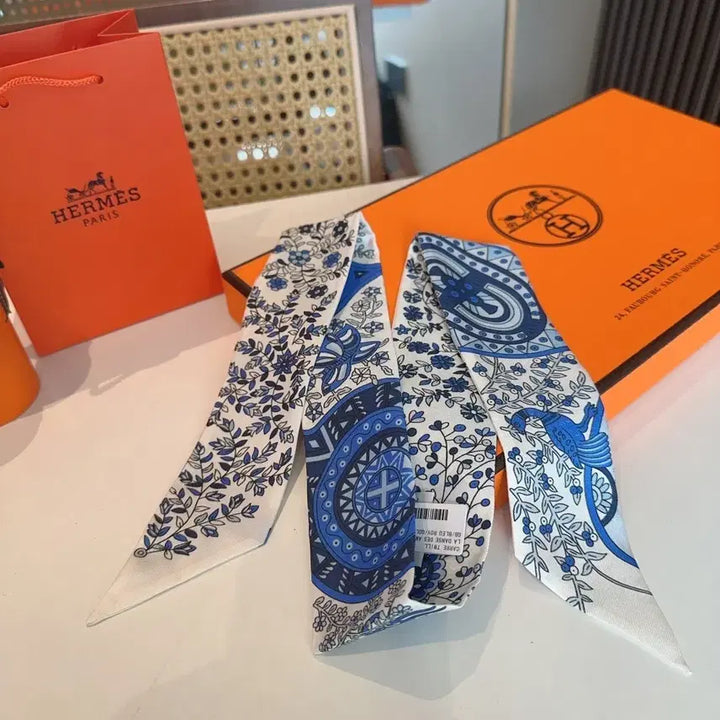 [BUNJANG] Hermes Twilly Silk Scarf / 에르메스 실크 스카프