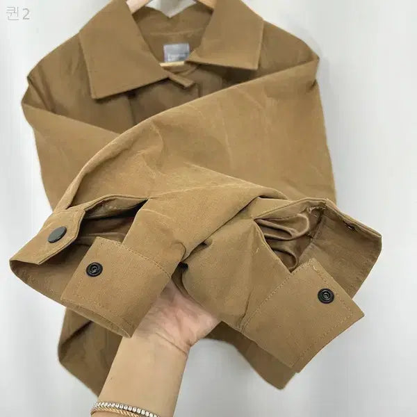 [BUNJANG] 8Seconds Women's Spring Jacket - Khaki - Size M / 에잇세컨즈 여자 춘추 봄 자켓 황토색 90 M