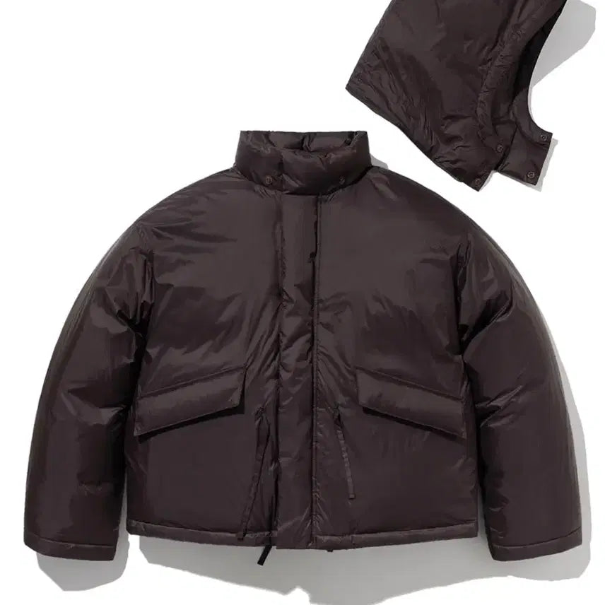 [BUNJANG] Roadzone Gray Fishtail Duck Down Jacket / 로드존 그레이 피쉬테일 덕다운