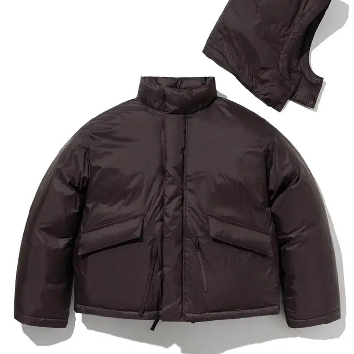 [BUNJANG] Roadzone Gray Fishtail Duck Down Jacket / 로드존 그레이 피쉬테일 덕다운