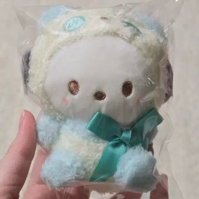 [BUNJANG] Sanrio Pochacco Plushie Keyring / (새상품)포차코 뽀글이 털옷 인형키링