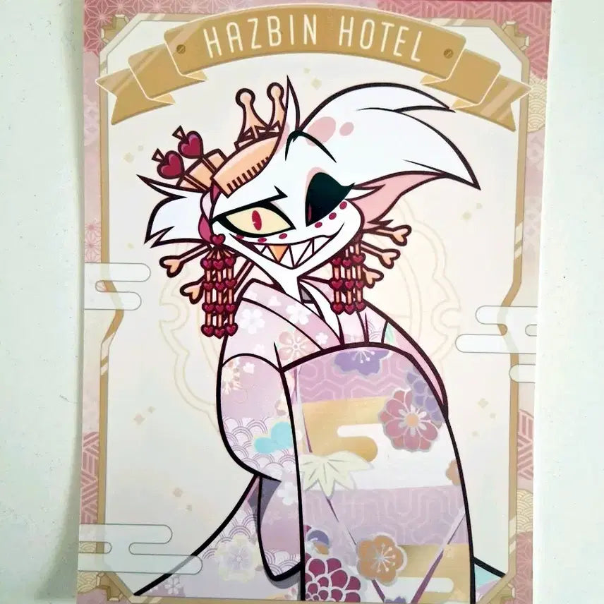 [BUNJANG] Hazbin Hotel Angel Postcard / 해즈빈호텔 애니메이트 엔젤 엽서 판매