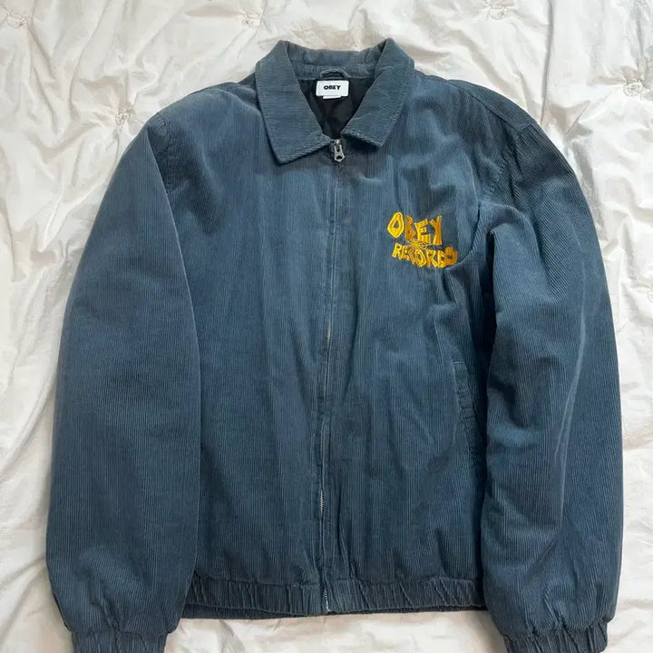 [BUNJANG] Obey Corduroy Blouson Jacket / 오베이 코듀로이 블루종 자켓