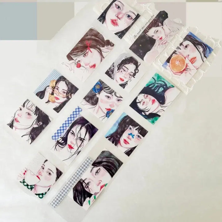 [BUNJANG] Diary Decoration Character Sticker Pack / 다꾸 인물 스티커팩 (다이어리 꾸미기)