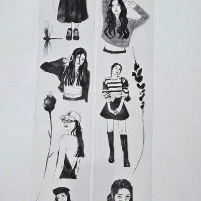 [BUNJANG] Diary Decoration Character Sticker Pack / 다꾸 인물 스티커팩 (다이어리 꾸미기)