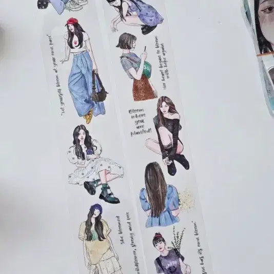 [BUNJANG] Diary Decoration Character Sticker Pack / 다꾸 인물 스티커팩 (다이어리 꾸미기)