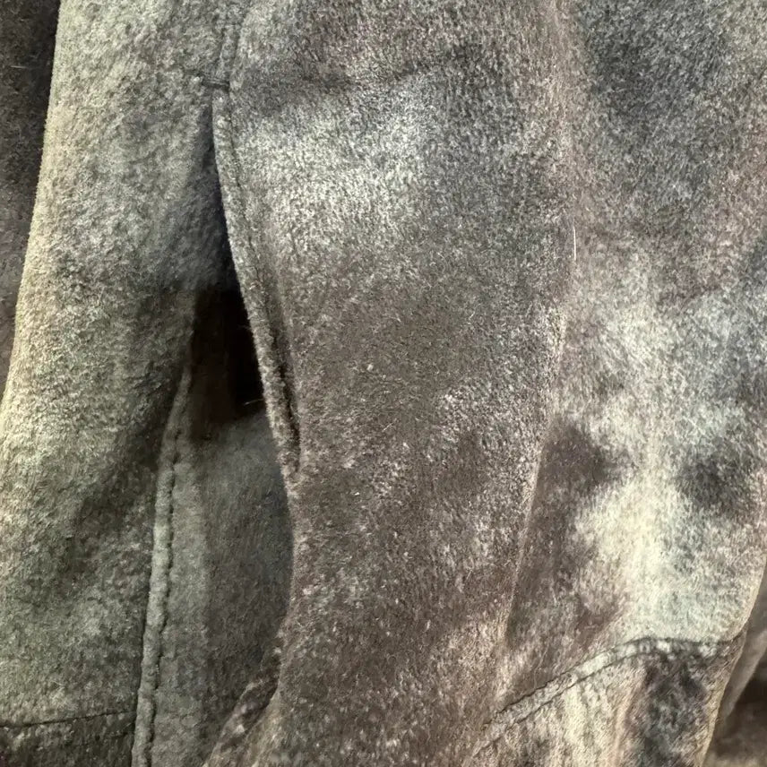 [BUNJANG] Vintage Rabbit Fur Trimmed Mustang Coat L Size / 빈티지퍼롱무스탕 퍼트리밍무스탕코트L