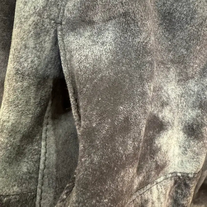 [BUNJANG] Vintage Rabbit Fur Trimmed Mustang Coat L Size / 빈티지퍼롱무스탕 퍼트리밍무스탕코트L