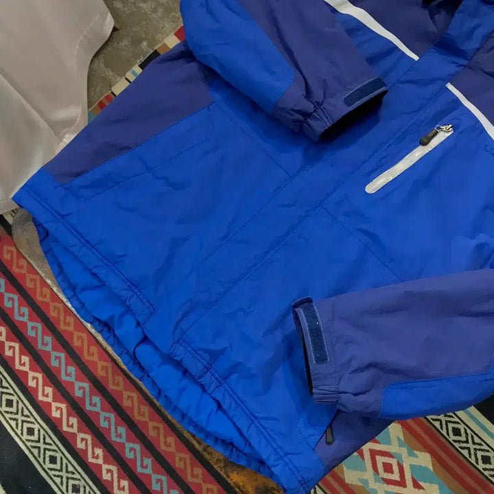 [BUNJANG] L.L.Bean Two-Way Zip-Up Blue Hooded Padded Jumper (Men&