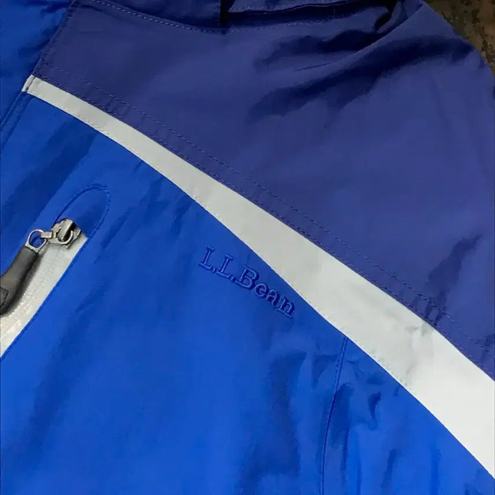[BUNJANG] L.L.Bean Two-Way Zip-Up Blue Hooded Padded Jumper (Men&