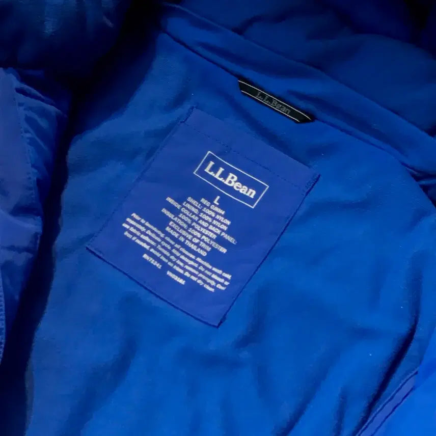 [BUNJANG] L.L.Bean Two-Way Zip-Up Blue Hooded Padded Jumper (Men&