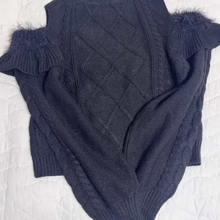 [BUNJANG] Michel Macaron Knit Check Skirt / 미셸 마카롱 미각스커트 니트 체크스커트 지도리 지뢰계 스나계 양지뢰