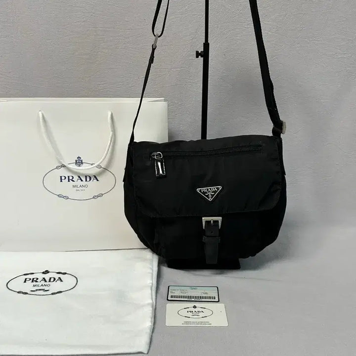 [BUNJANG] Prada Pocono Nylon Buckle Crossbody Bag / (풀구성) 프라다 나일론 버클 크로스백 포코노 주우재백