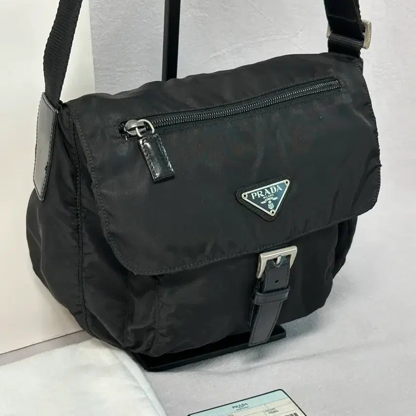 [BUNJANG] Prada Pocono Nylon Buckle Crossbody Bag / (풀구성) 프라다 나일론 버클 크로스백 포코노 주우재백