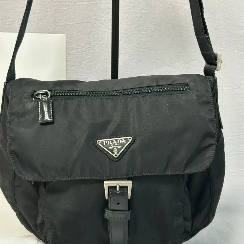 [BUNJANG] Prada Pocono Nylon Buckle Crossbody Bag / (풀구성) 프라다 나일론 버클 크로스백 포코노 주우재백
