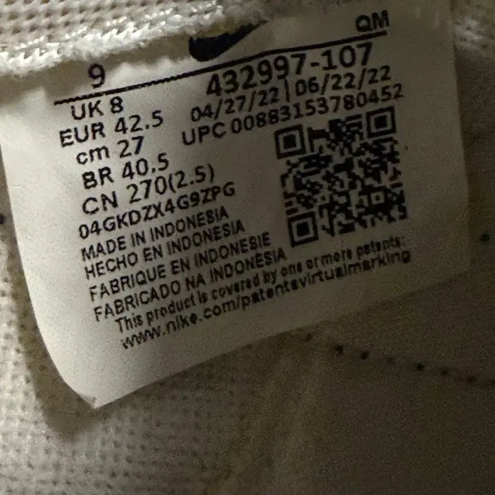 [BUNJANG] Nike Killshot 270 Sneakers / 급처) 나이키 제이크루 킬샷 네이비 270