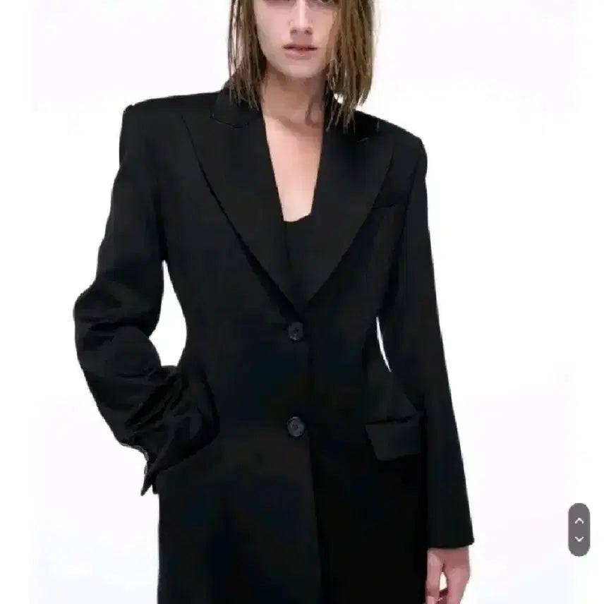 [BUNJANG] EITHER Single Breasted Long Jacket Coat - Black, M / EITHER 이더 싱글 브레스티드 롱 자켓 코트 - 블랙, M