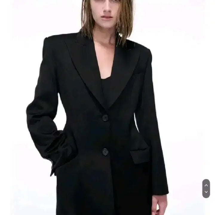 [BUNJANG] EITHER Single Breasted Long Jacket Coat - Black, M / EITHER 이더 싱글 브레스티드 롱 자켓 코트 - 블랙, M