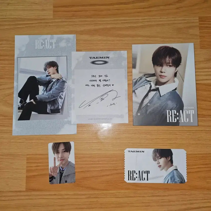 [BUNJANG] Taemin React Fanmeeting Beyond Live AR Ticket Set / 태민 리액트 팬미팅 비욘라 AR 티켓 세트