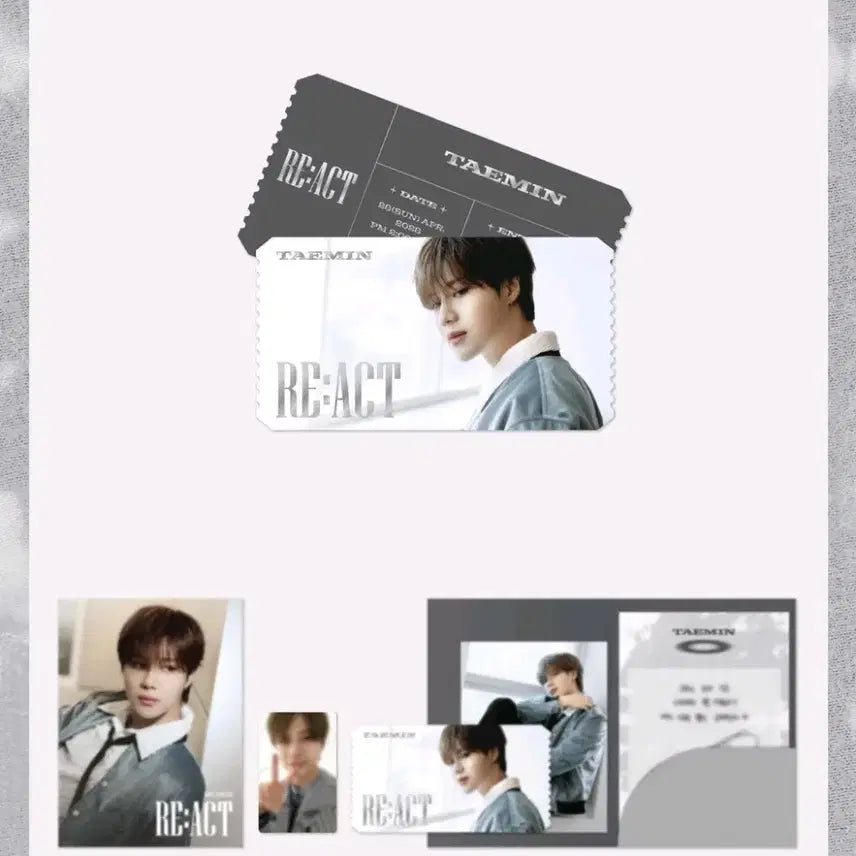 [BUNJANG] Taemin React Fanmeeting Beyond Live AR Ticket Set / 태민 리액트 팬미팅 비욘라 AR 티켓 세트