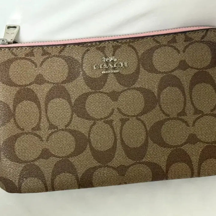[BUNJANG] Coach Signature Canvas Double Zip Wallet / 코치 더블 집 월렛 시그니쳐 캔버스 새상품