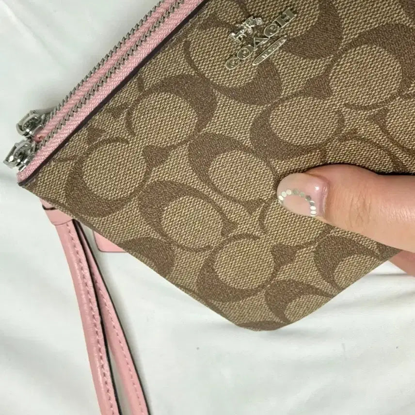 [BUNJANG] Coach Signature Canvas Double Zip Wallet / 코치 더블 집 월렛 시그니쳐 캔버스 새상품