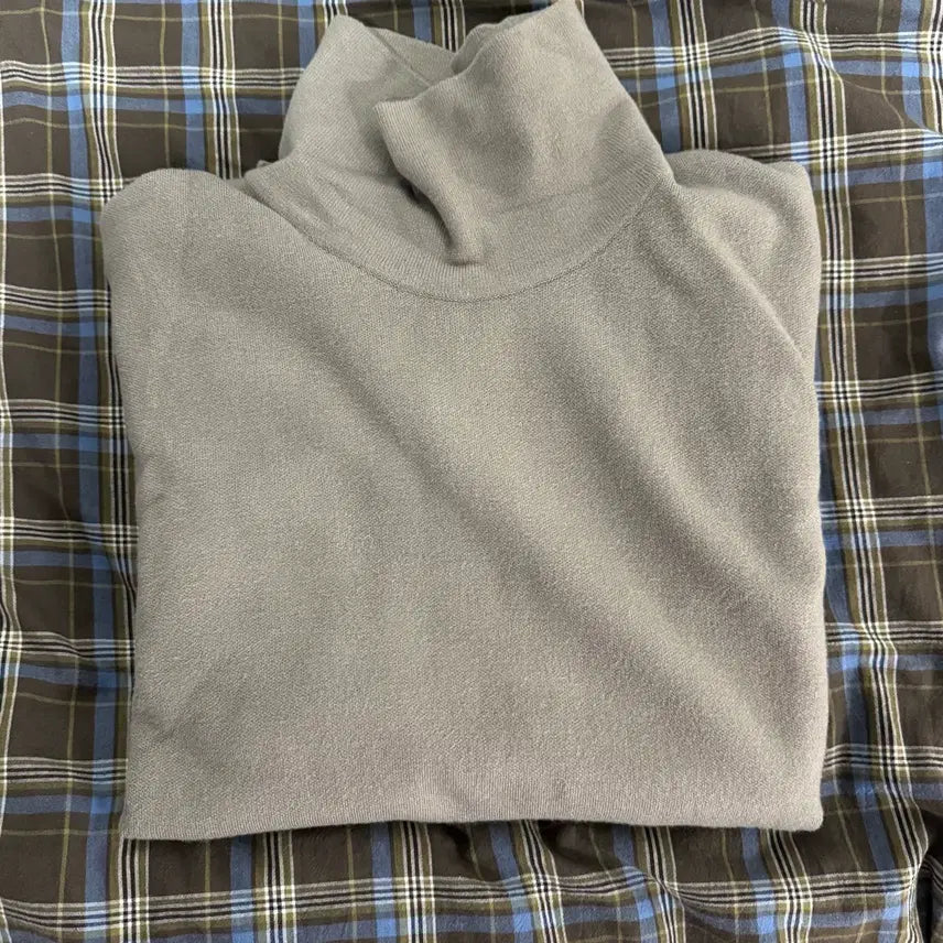 [BUNJANG] Object Matters Turtleneck Pullover Knit Sage Green L / 오브젝트매터스 터틀넥 풀오버 니트 세이지그린 L