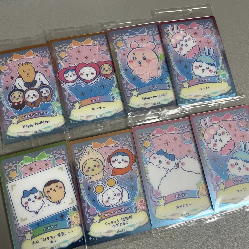 [BUNJANG] Chiikawa Umibe no Chiikawa Wafer Card Bundle Set / 일괄 미개봉 | 치이카와 먼작귀 웨하스 카드 우사기 모몽가 하치와레