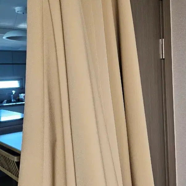 [BUNJANG] Long Beige Skirt / 여성 간절기 롱 스커트